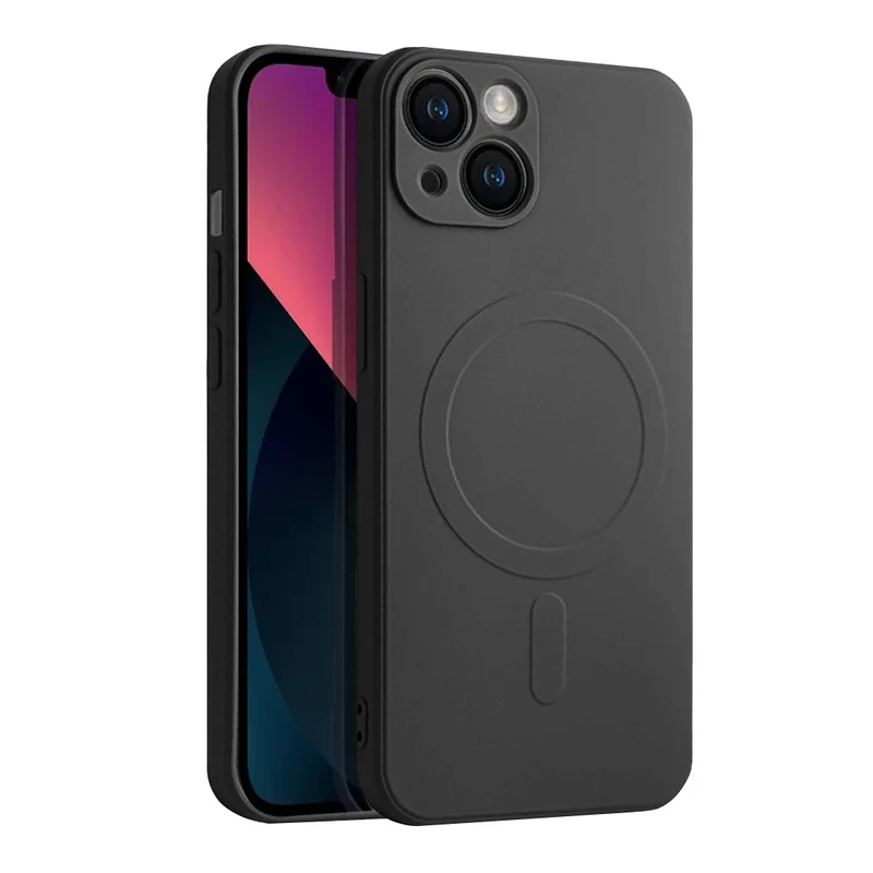 Casify Siliconen Hoesje met MagSafe voor de iPhone 13 - Zwart