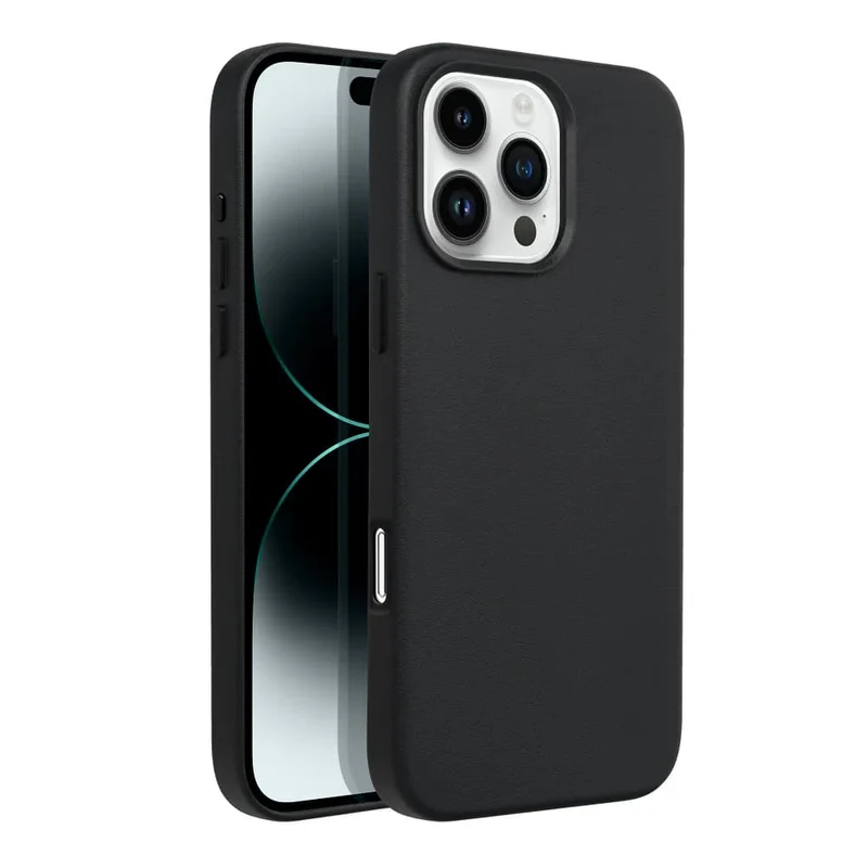Casify Leren Hoesje met MagSafe voor de iPhone 16 Pro Max - Zwart
