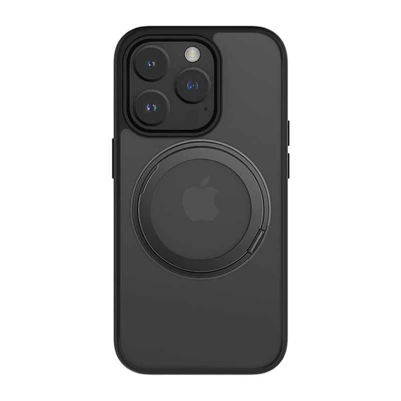 Casify 360° verstelbaar Kickstand Hoesje met MagSafe voor de iPhone 14 Pro Max - Mat Zwart