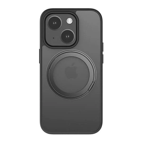 Casify 360° verstelbaar Kickstand Hoesje met MagSafe voor de iPhone 15 - Mat Zwart