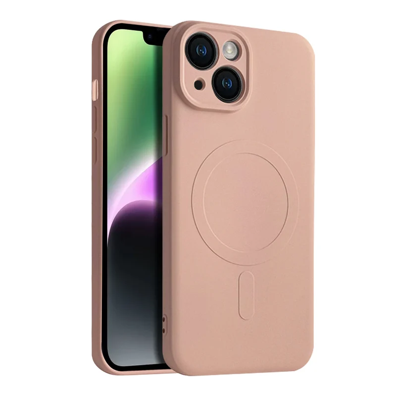 Casify Siliconen Hoesje met MagSafe voor de iPhone 15 - Roze