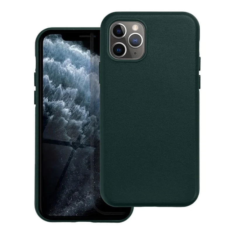 Casify Leren Hoesje met MagSafe voor de iPhone 11 Pro - Bosgroen