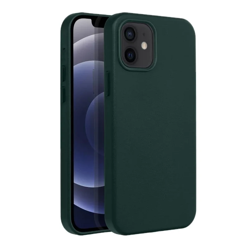 Casify Leren Hoesje met MagSafe voor de iPhone 12 Mini - Bosgroen