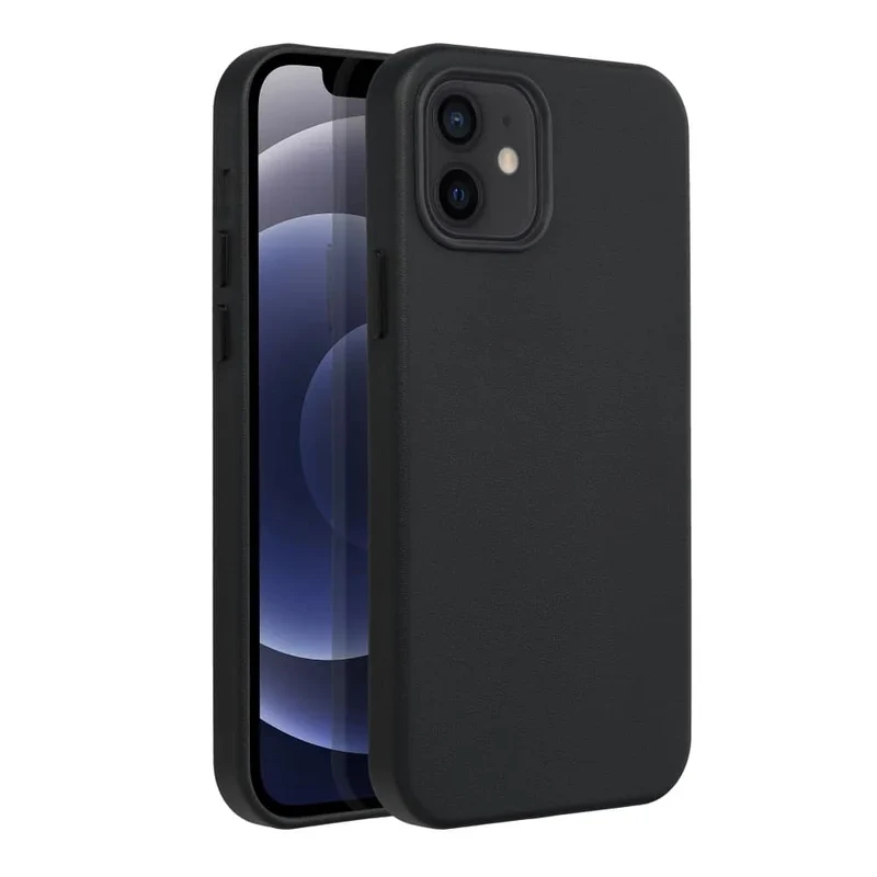 Casify Leren Hoesje met MagSafe voor de iPhone 12 Mini - Zwart