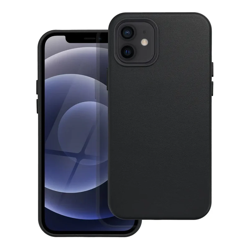 Casify Leren Hoesje met MagSafe voor de iPhone 12 Mini - Zwart