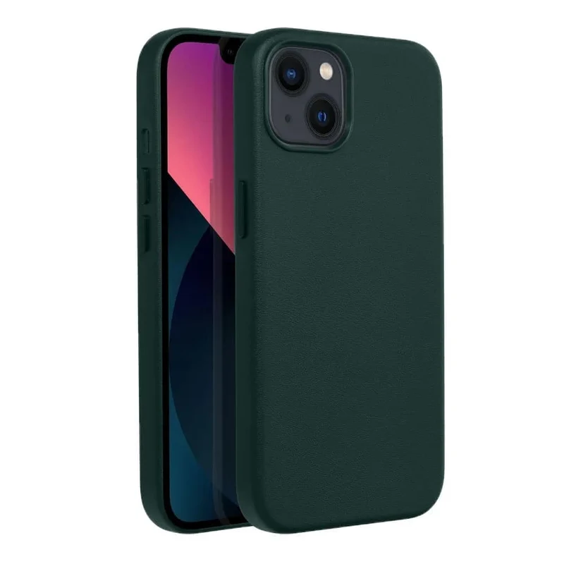 Casify Leren Hoesje met MagSafe voor de iPhone 13 Mini - Bosgroen