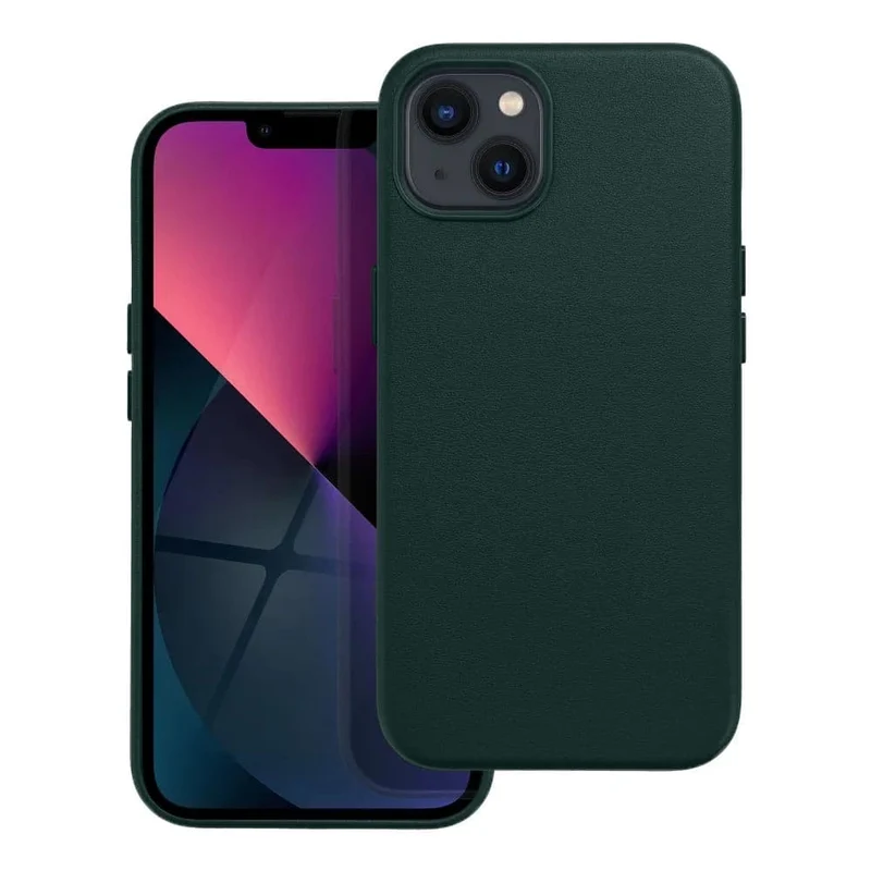 Casify Leren Hoesje met MagSafe voor de iPhone 13 Mini - Bosgroen
