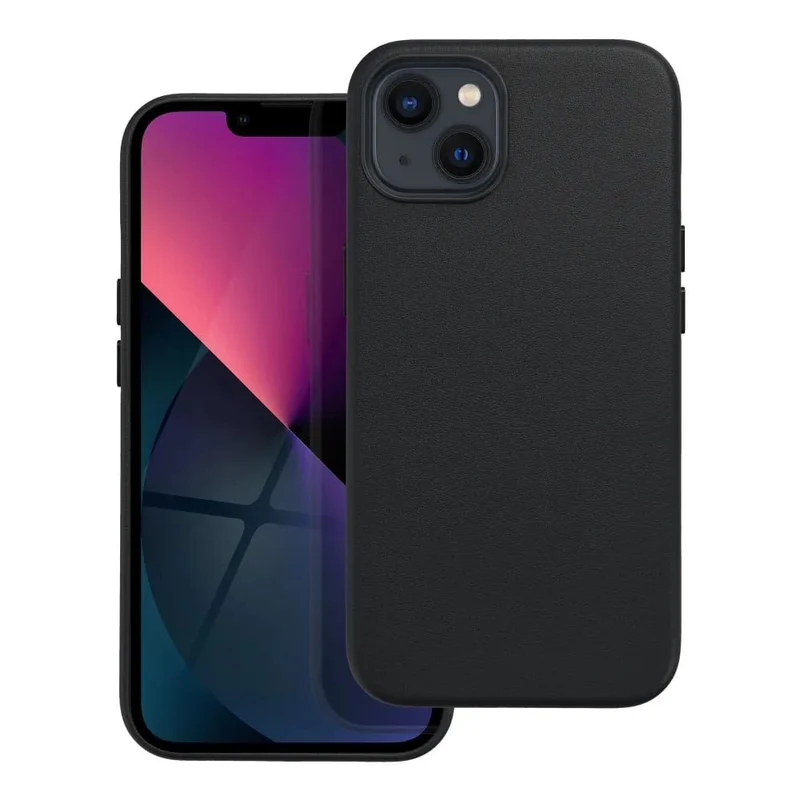 Casify Leren Hoesje met MagSafe voor de iPhone 13 Mini - Zwart