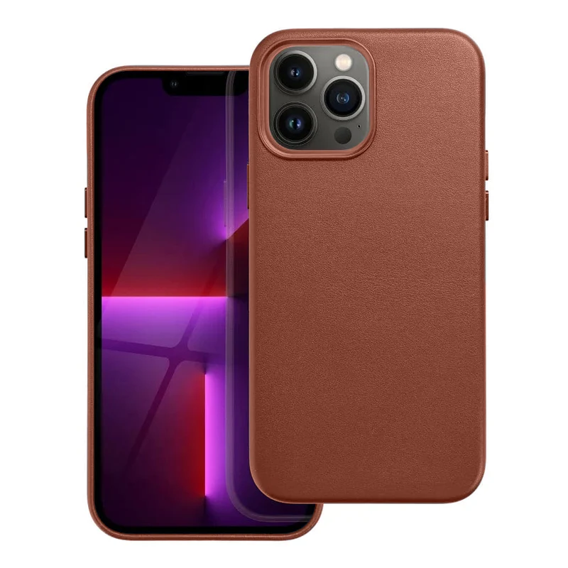 Casify Leren Hoesje met MagSafe voor de iPhone 13 Pro Max - Omber