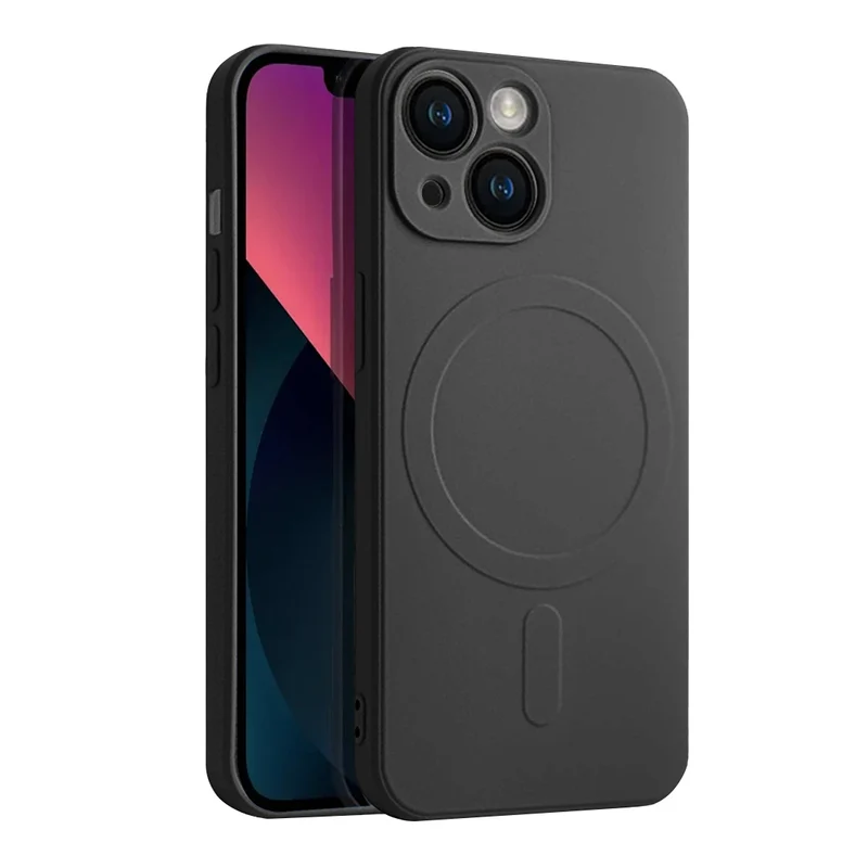 Casify Siliconen Hoesje met MagSafe voor de iPhone 13 Mini - Zwart
