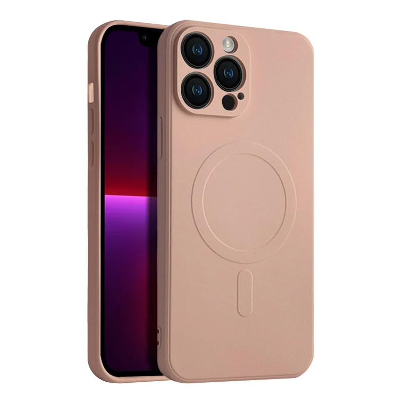 Casify Siliconen Hoesje met MagSafe voor de iPhone 13 Pro Max - Roze