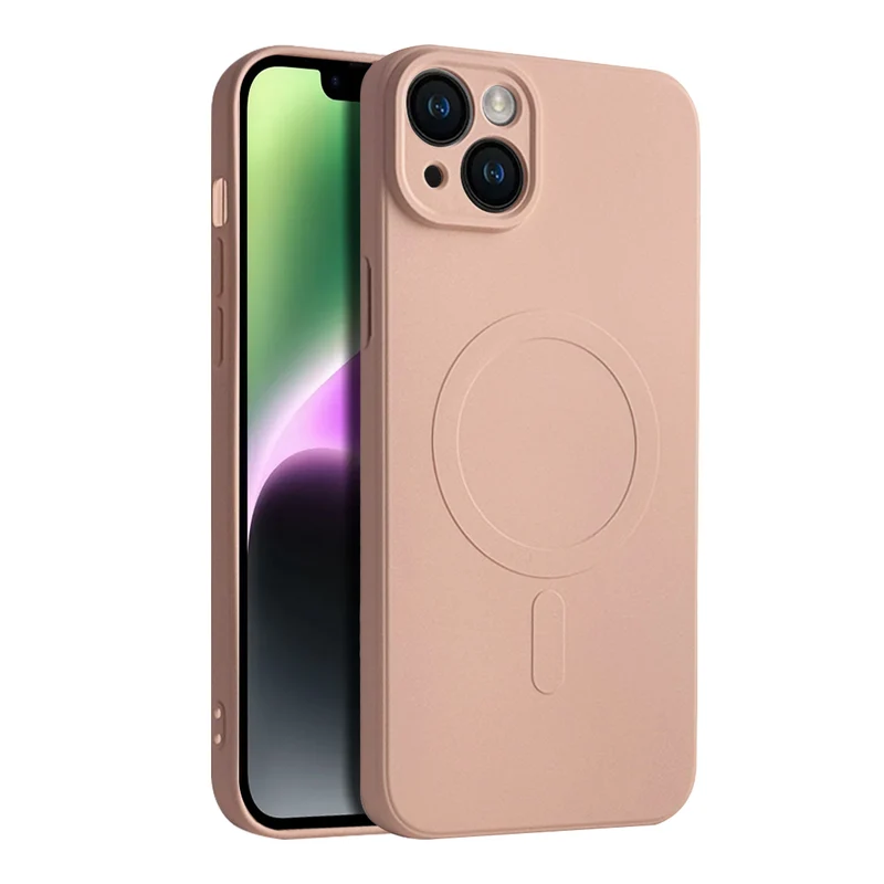 Casify Siliconen Hoesje met MagSafe voor de iPhone 14 Plus - Roze