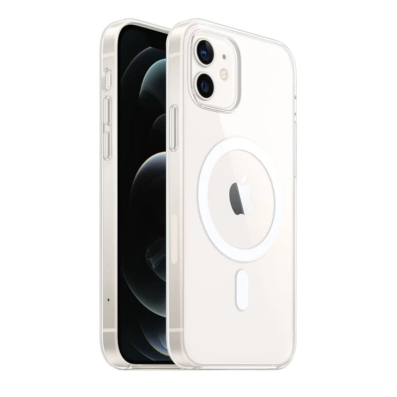 Casify Doorzichtig Hoesje met MagSafe voor de iPhone 12/12 Pro - Transparant