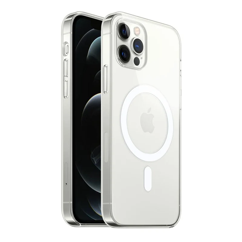 Casify Doorzichtig Hoesje met MagSafe voor de iPhone 12 Pro Max - Transparant