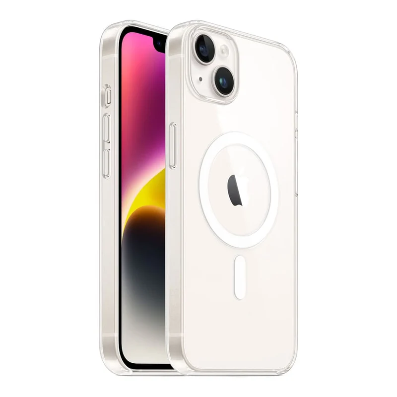 Casify Doorzichtig Hoesje met MagSafe voor de iPhone 14 Plus - Transparant