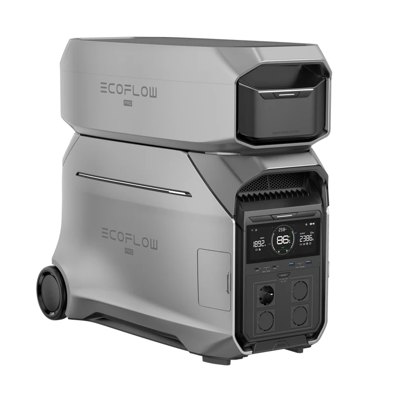 EcoFlow DELTA Pro 3 Powerstation und Zusatzbatterie SET EU-Version | 8 kWh Kapazität