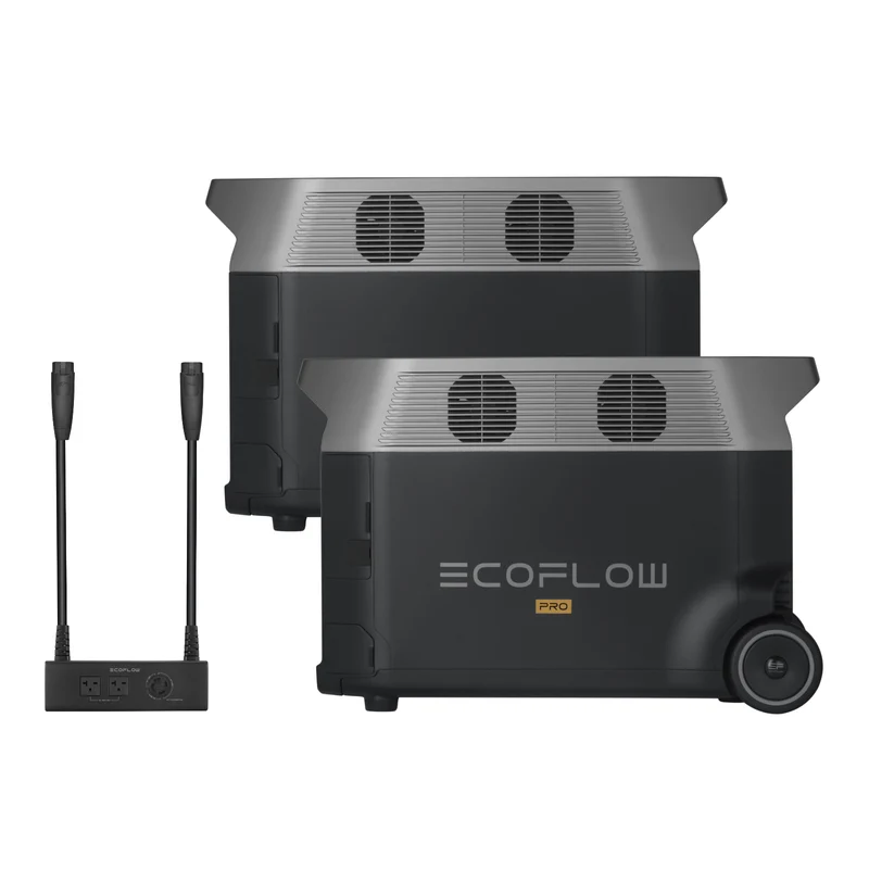 EcoFlow DELTA Pro *2 + Double Voltage Hub with free 220W solar panel
