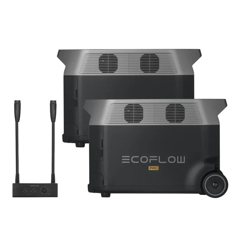 EcoFlow DELTA Pro *2 + Double Voltage Hub + two free Camping Lights