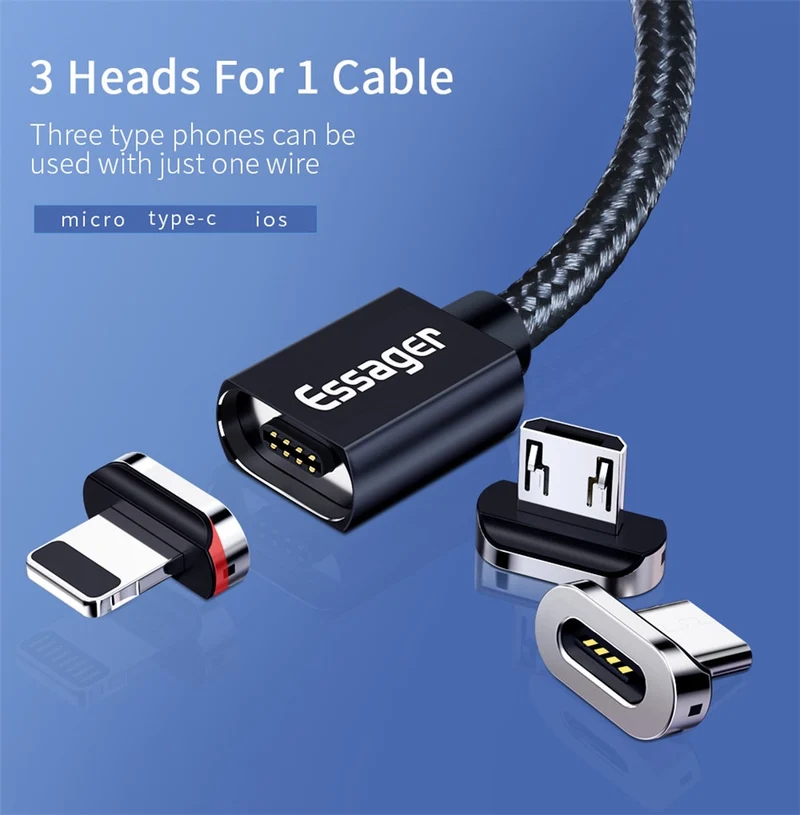Magnetic Charging Cable For Smartphones