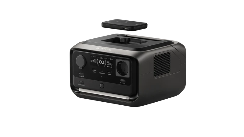 EcoFlow RIVER 3 Plus Max Wireless Powerstation 858 Wh, mit Rapid 5k Powerbank, EU Version