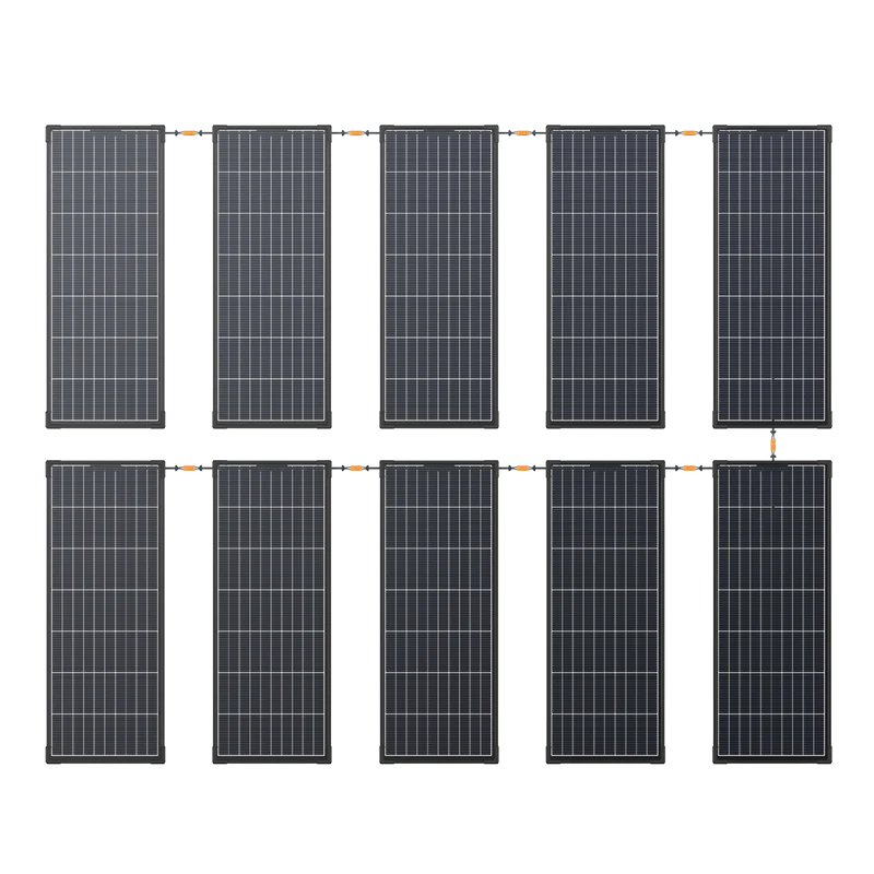 EcoFlow Mono-Solarpanel 130 Watt starr (Set à 2 Stück)