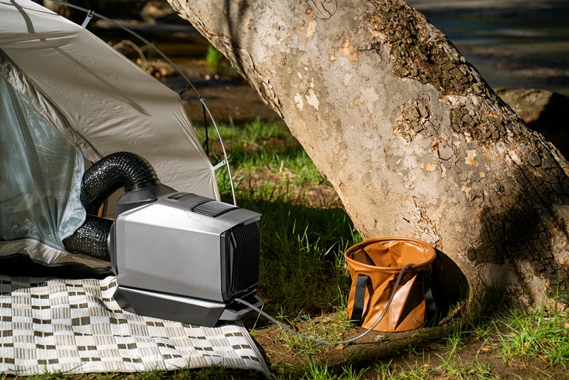 EcoFlow mobiles Dusch-Kit mit Pumpe und faltbarem Wassereimer