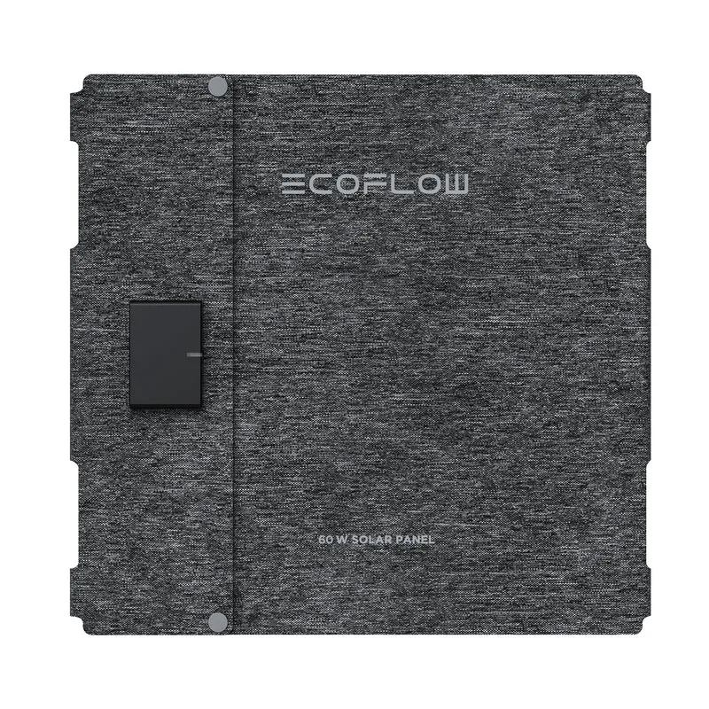 EcoFlow Solarpanel 60 Watt faltbar mit Tasche und USB-C Anschluss