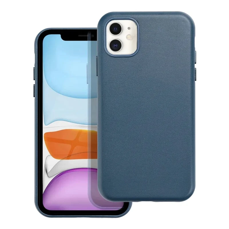 Casify Leren Hoesje met MagSafe voor de iPhone 11 - Donkerblauw