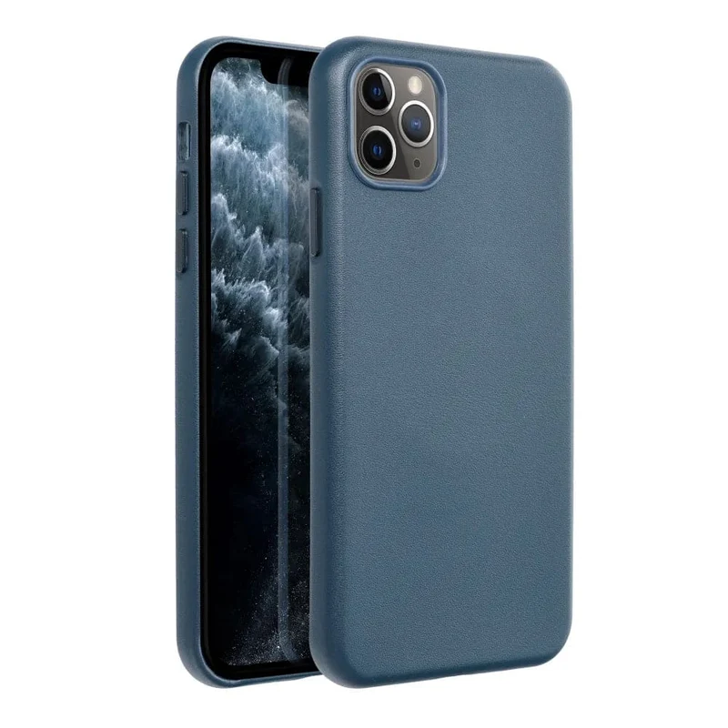 Casify Leren Hoesje met MagSafe voor de iPhone 11 Pro Max - Donkerblauw
