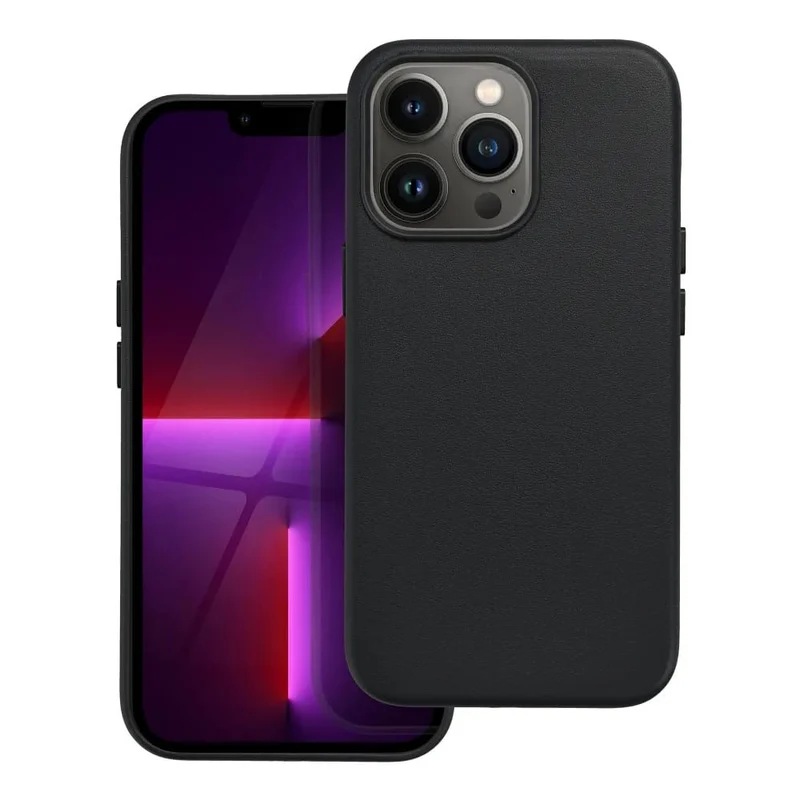 Casify Leren Hoesje met MagSafe voor de iPhone 13 Pro - Zwart