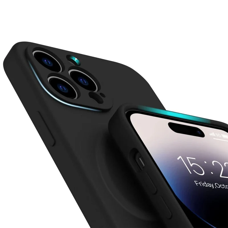 Casify Siliconen Hoesje met MagSafe voor de iPhone 11 Pro - Zwart
