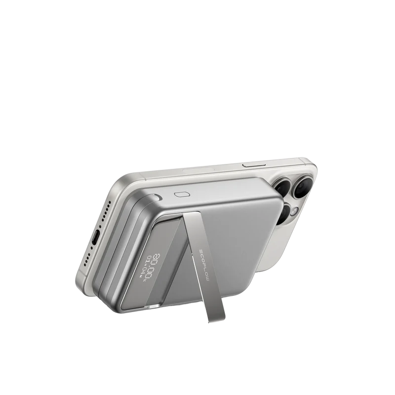 EcoFlow RAPID magnetische Powerbank 10000 mAh grau (Qi2 MagSafe)