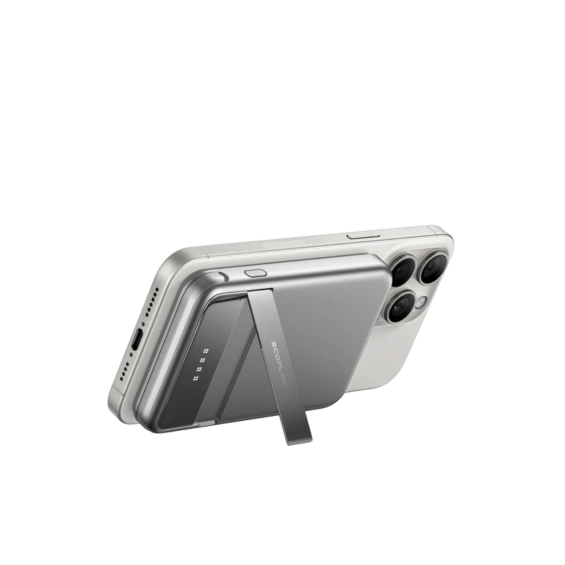 EcoFlow RAPID magnetische Powerbank 5000 mAh grau (Qi2 MagSafe)