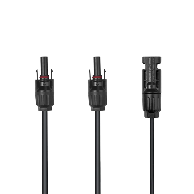 EcoFlow Solar Parallelverbindungskabel Y-Solar-Kabel, Länge: 30 cm (Set à 2 Stück)