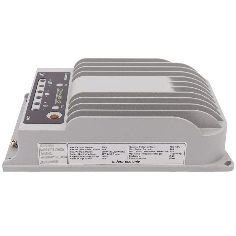Renogy 20 Amp Commander MPPT Solar Charge Controller