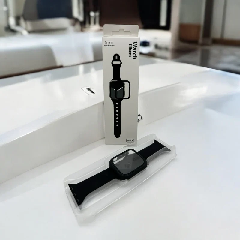 Watch Silicon 2 IN 1 Band&Case For Apple Watch (40m/black)