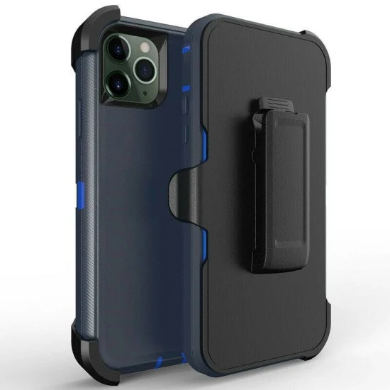 Defender Case w/ Clip For iPhone 11 Pro Max (blue)