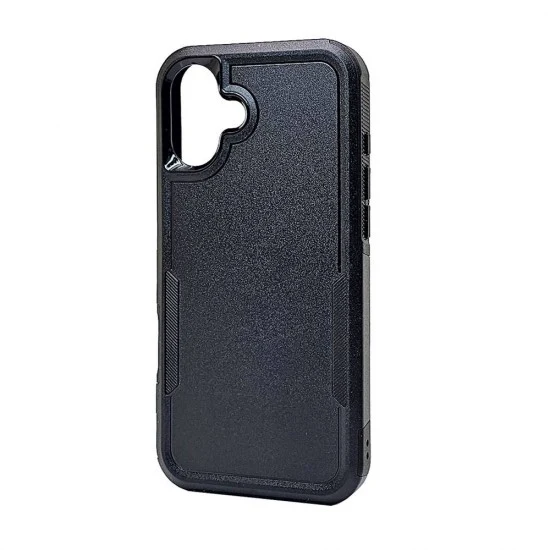 Traveler Hybrid Case For iPhone 16 (black)