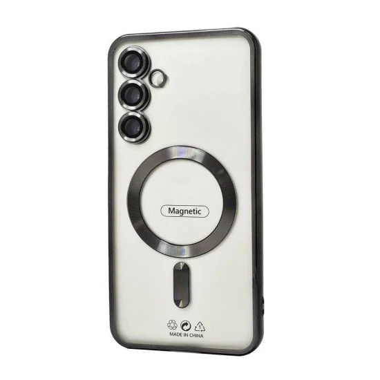 Electroplated Magsafe TPU Case for Samsung Galaxy S22 (black)