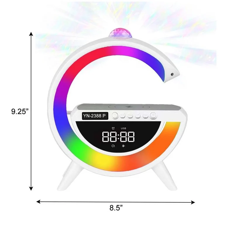 LED G-Shape Wireless Charging Speaker