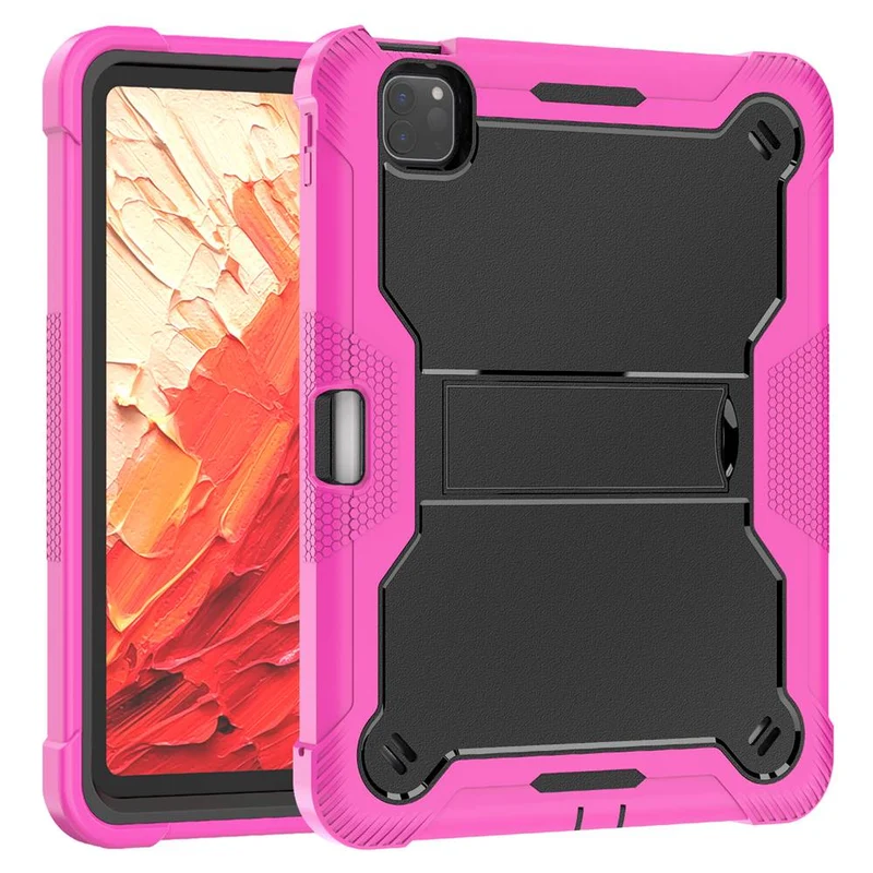 Hybrid Tablet Case w/ kickstand for iPad Pro 11" 2024 (hotpink)
