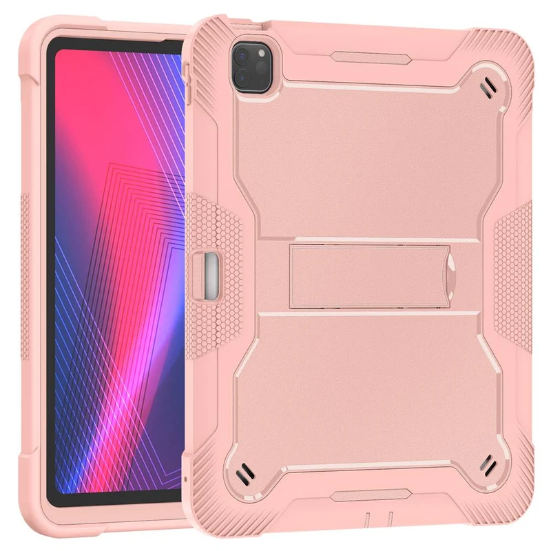 Hybrid Tablet Case w/ kickstand for iPad Pro 13" 2024 (rose gold)