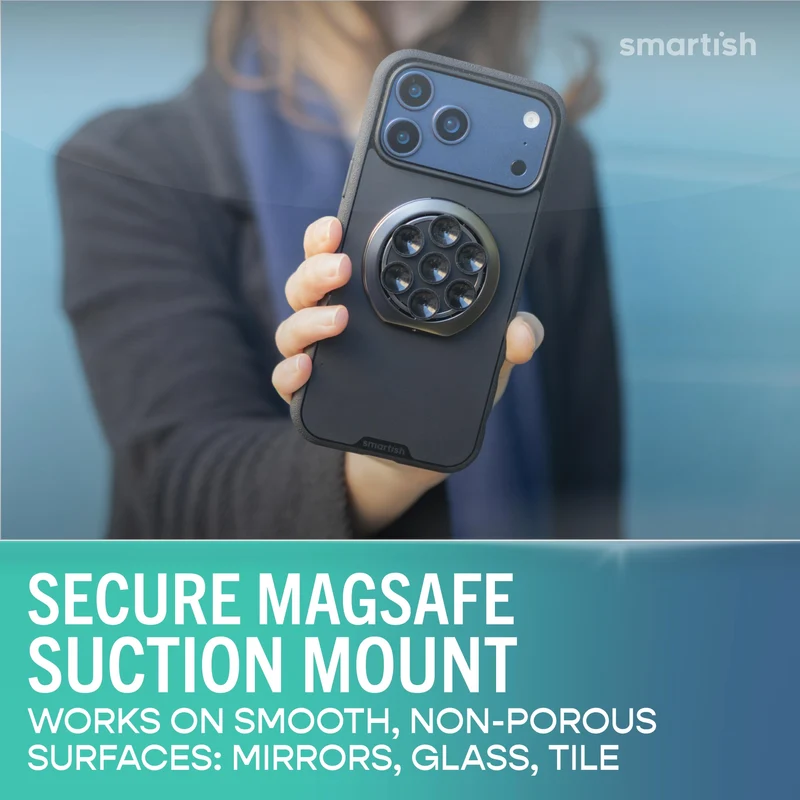 Wallflower MagSafe Suction Mount & Phone Grip Stand