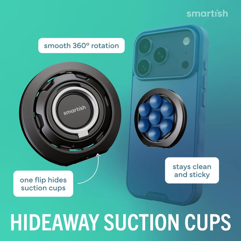 Wallflower MagSafe Suction Mount & Phone Grip Stand