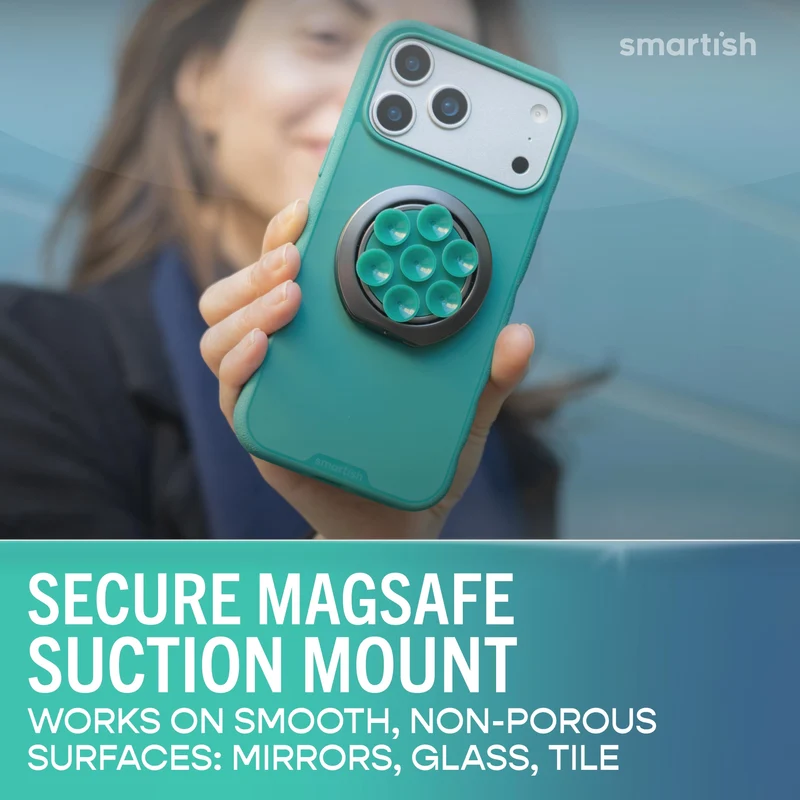 Wallflower MagSafe Suction Mount & Phone Grip Stand