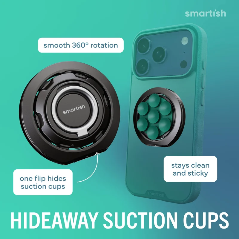Wallflower MagSafe Suction Mount & Phone Grip Stand