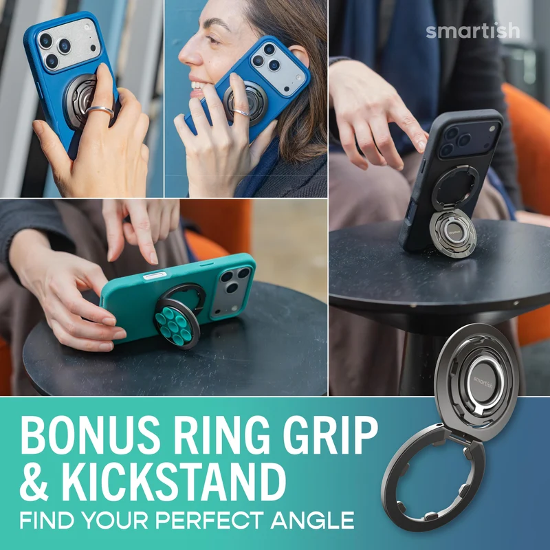 Wallflower MagSafe Suction Mount & Phone Grip Stand