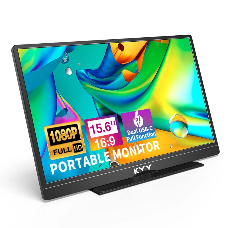 KYY Portable Monitor K3-2 15.6-inch Full HD Portable Monitor