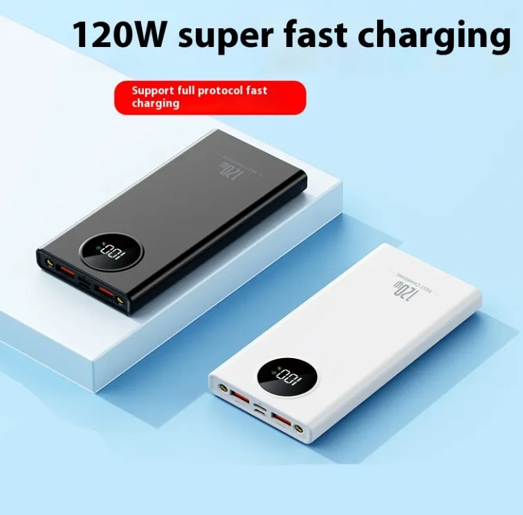 120W Fast Charging Portable Power Bank