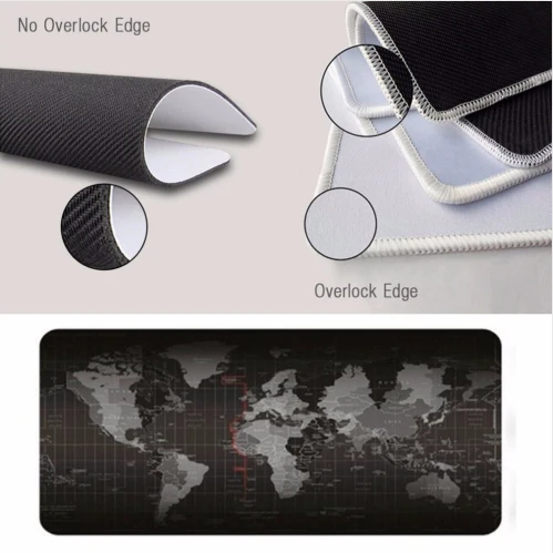 Oversized Globe Map Keyboard and Mouse Desktop Pad